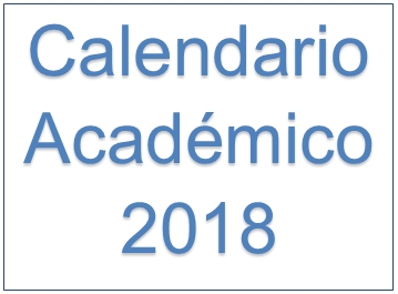 CALENDARIO ACADÉMICOS 2018